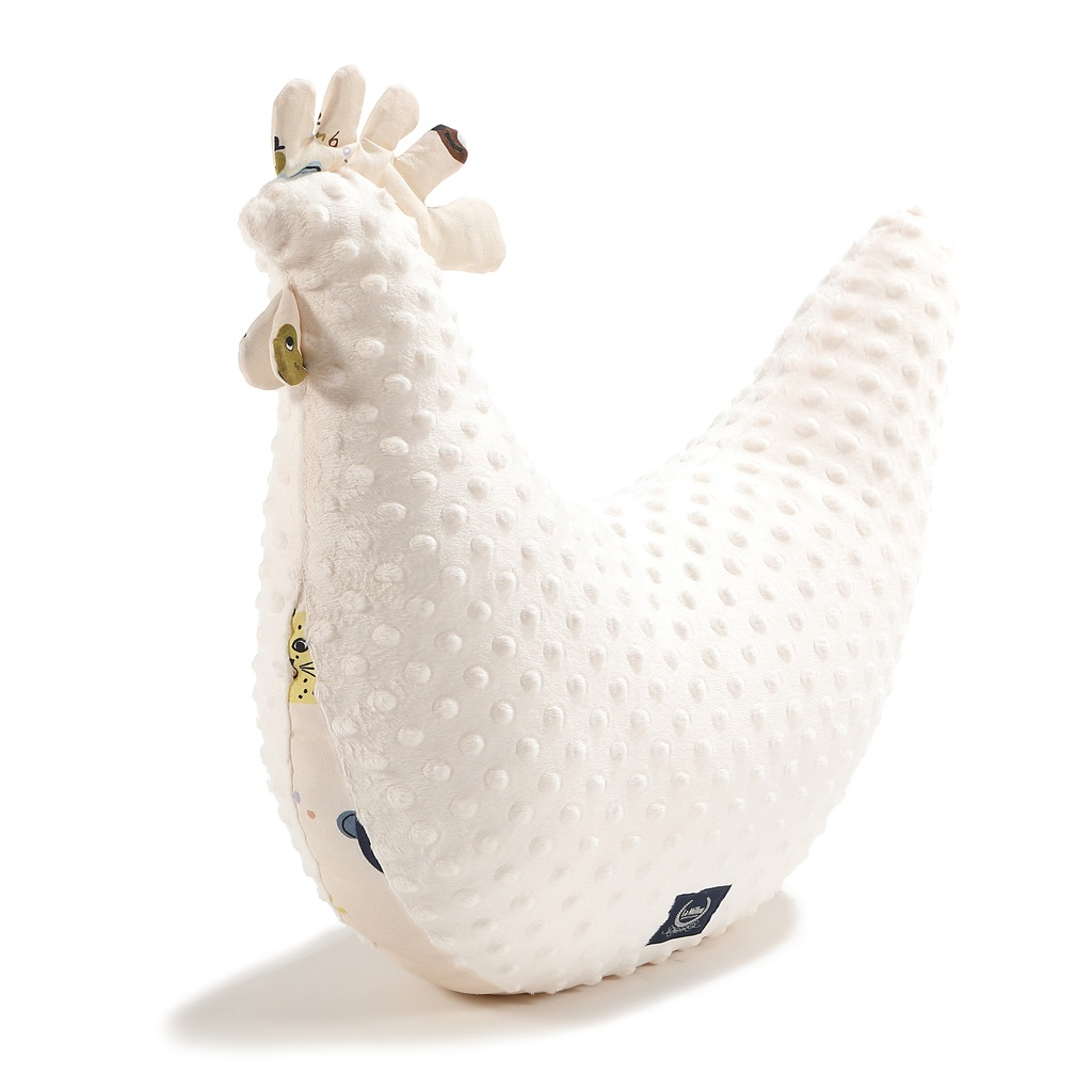 Grandma Dana's Hen Pillow Minky FRIENDS